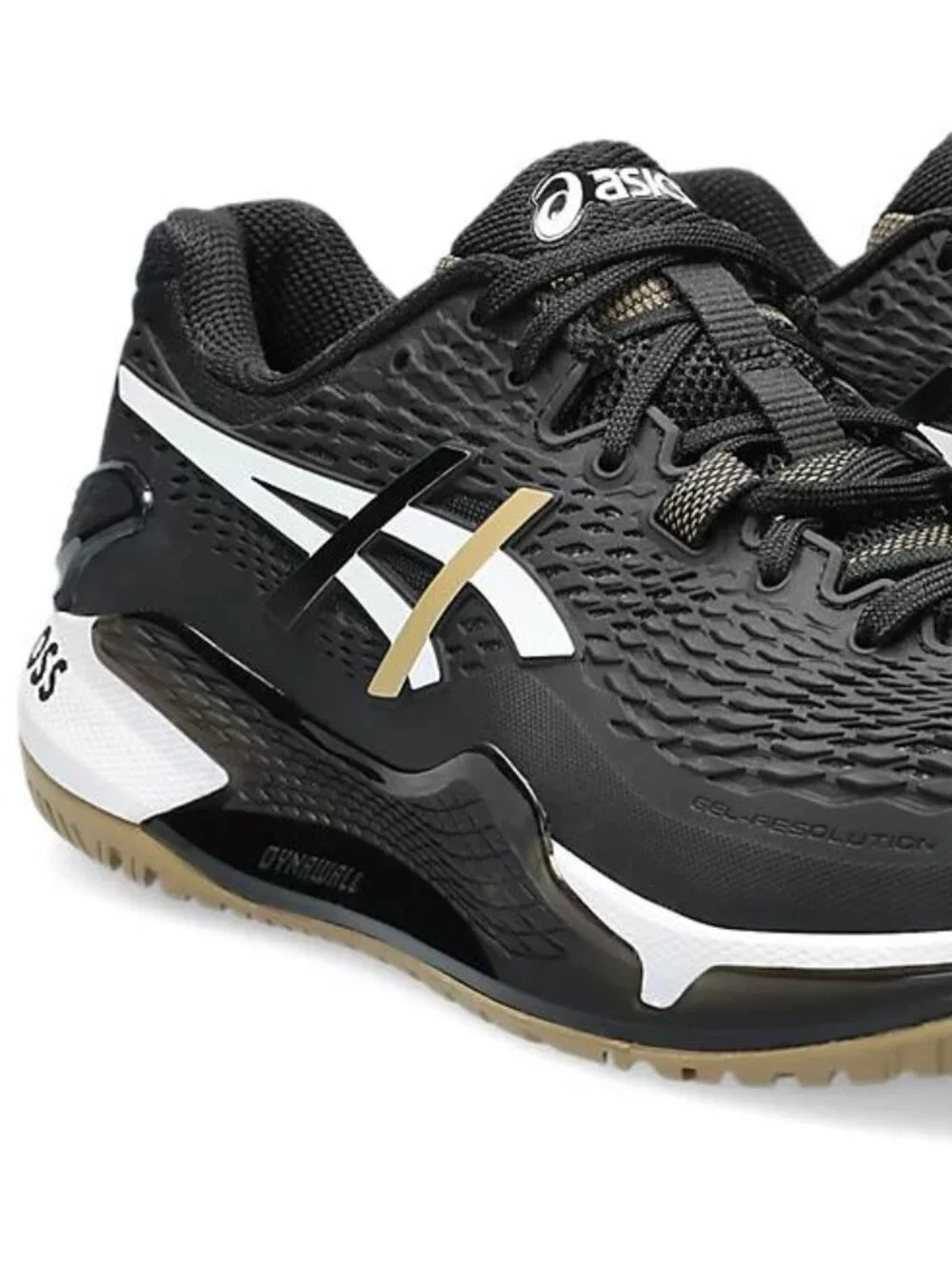 ASICS-Gel-Resolution 9 x Hugo Boss Black Camel Tennis Shoes Men's Size 11.5 NEW
